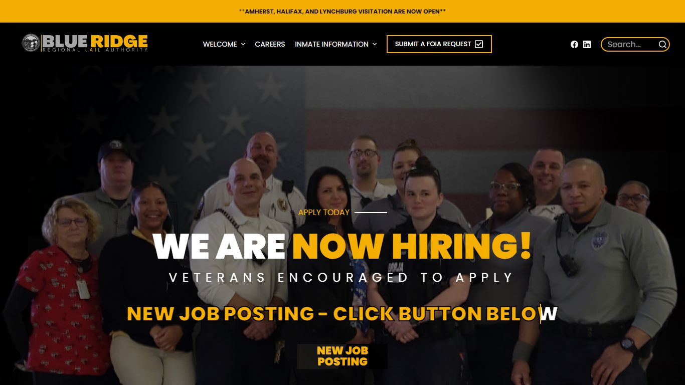 Blue Ridge Regional Jail Authority | Serving Amherst ...